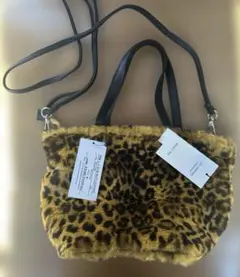 Teresa Cambi Firenze レオパードファーミニバッグ　ヒョウ柄