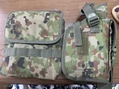 셀프디펜스 카모 덤프 파우치 홀스터 세트