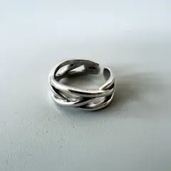 シルバー925 メキシカンジュエリー ヴィンテージリング ツイスト シンプル