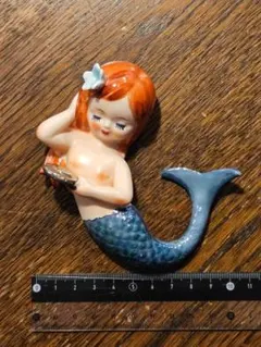 ヴィンテージ　人魚　壁掛け　②手鏡　未使用 　美品