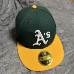 New Era 59FIFTY A'sキャップ 7 1/8