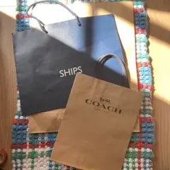 COACH SHIPSショッピングバッグ