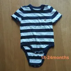 baby gap ストライプロンパース 18-24months　90