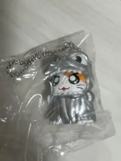 ゴジハムくん スイング　キーホルダー　ガチャ　ガチャガチャ　シルバー