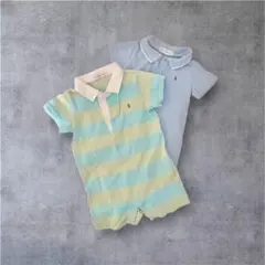 ラルフローレン　ロンパース2枚セット