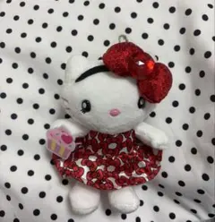 USJ限定 ハローキティ ぬいぐるみキーホルダー