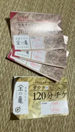 金の亀サウナ　チケット4枚のサムネイル