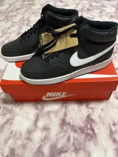Nike Court Vision Mid 26.5cm ブラック/ホワイト