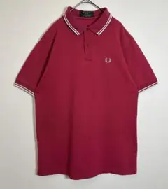FRED PERRY フレッドペリー　刺繍ロゴ　M1200 ポロシャツ