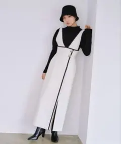 スナイデル　Iラインタイトジャンスカ　ホワイト　白