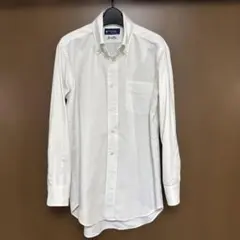 「訳あり」Maker's Shirt ホワイト長袖ボタンダウンシャツのサムネイル