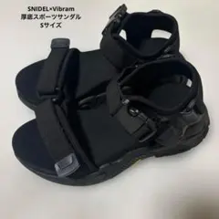 SNIDEL×Vibramソールサンダル ブラックのサムネイル