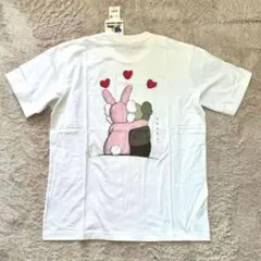 ユニクロ UT KAWS WARHOL コラボ Tシャツ L ホワイト 新品