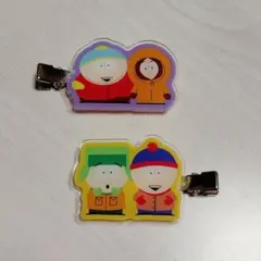 SOUTH PARK ヘアクリップ 2個セット　サウスパーク　前髪クリップ