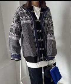 JEANASIS チロリアンニットカーディガン