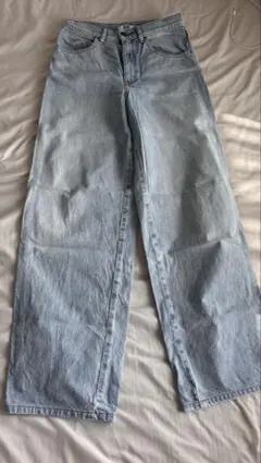 UNIQLO U ハイウエスト ワイドレッグ デニム