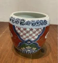 大型火鉢 青い八角形の火鉢☆陶器製 直径59・内寸40.5・高さ36 - メルカリ