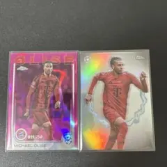 マイケル・オリーセ2枚セット Topps Chrome UEFA