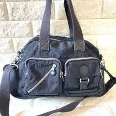 Kipling 2wayショルダーバッグ ブラックのサムネイル