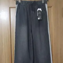 アベイルCHIP CLIP デニムラインパンツ　濃灰Sサイズ