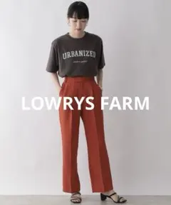 LOWRYS FARM スタイルアップフレアパンツ
