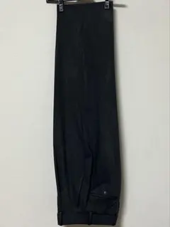 【未使用】UNIQLO タックワイドパンツ S 廃盤グレー レディース 股下64