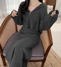 GRL ニット　セットアップ　スカート