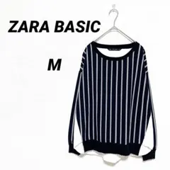 新品☆ZARA BASIC ザラベーシック 長袖ボーダーカットソー トップス ZARA - 新品☆ZARA BASIC ザラベーシック 長袖ボーダーカットソー