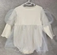 韓国子供 ELMO チュールドレス ロンパース