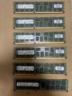 サーバー・ワークステーション用のDDR3 メモリ 8GB×6