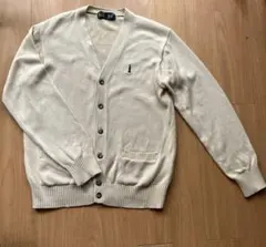 EAST BOY イーストボーイ 人気のベージュ Vネックカーディガン 11号