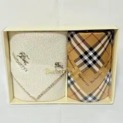 BURBERRY バーバリーロンドン　ノバチェック　ハンカチセット