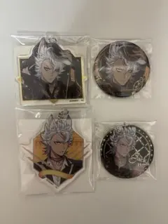 ツイステ　ジャック　アクキー 缶バッジ セット