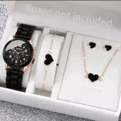 Geneva レディース 腕時計 アクセサリー 5点セット
