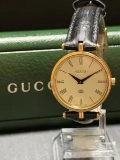 ★超美品！箱付! GUCCIグッチ シェリーライン ユニセックス腕時計動作良好