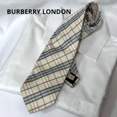 【美品】BURBERRY LONDON バーバリー ノバチェック ネクタイ