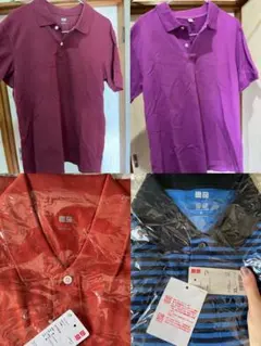 ユニクロ メンズ ポロシャツ XL まとめ売り【新品・未開封あり】
