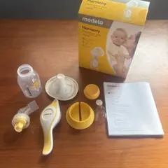 美品medela ハーモニー手動さく乳器 メデラ 搾乳器 手動吸乳器
