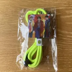 スマホストラップ　　ミセスグリーンアップル