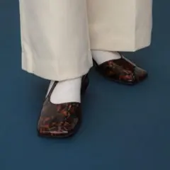 【sense of place】ワイドスクエアシューズ　Lサイズ