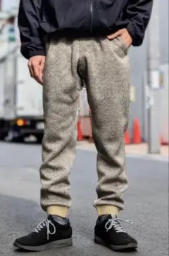グラミチ ボンディング ニット フリース ナロー リブ パンツ 状態良好