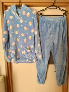 フリース素パジャマ 上下セット
