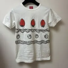 OJC 半袖 Tシャツ いちご ケーキ柄 ホワイトのサムネイル