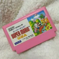 裏ラベル　難あり　スーパーマリオUSA　ファミコン