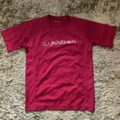 phiten ファイテン 半袖Tシャツ スポーツウェア レッドのサムネイル