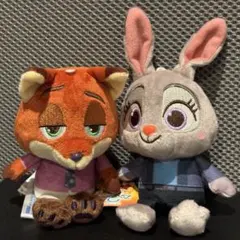 ズートピア２　赤いほっぺ マスコット　ジュディ ニック 【namco限定】