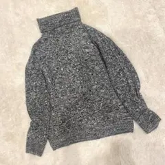 CONFIRM タートルネックニット　グレー