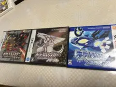 ポケットモンスター ブラック・ホワイト・アルファサファイア 3本セット