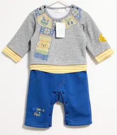 東京 ディズニーランド くまのプーさんだまし絵 ロンパース 80 【新品未使用】