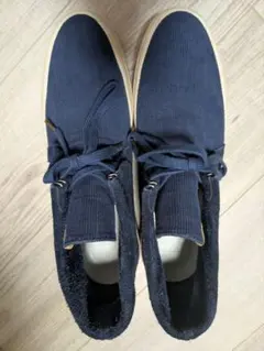 visvim コーデュロイ ネイビー ハイカットスニーカー 9.5のサムネイル